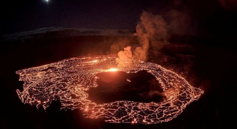El fenómeno atrajo a miles de turistas Foto: Servicio Geológico de Estados Unidos (USGS)