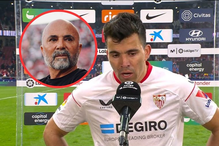 El Huevo Acuña no se guardó nada tras la tremenda goleada sufrida por el Sevilla de Sampaoli.