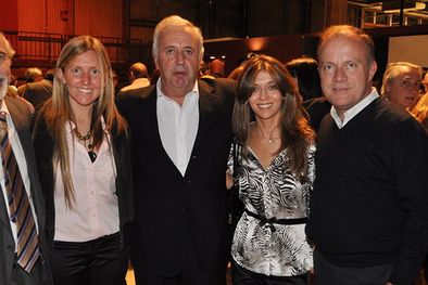 MDZol | Hugo Munafó -gerente de la fundación- junto a Marian García, Jose Luis Innocenti, Jorgelina Berríos y Carlos Crotta.