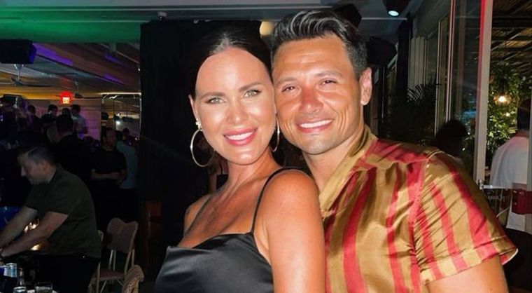 Natalie Weber y Mauro Zárate