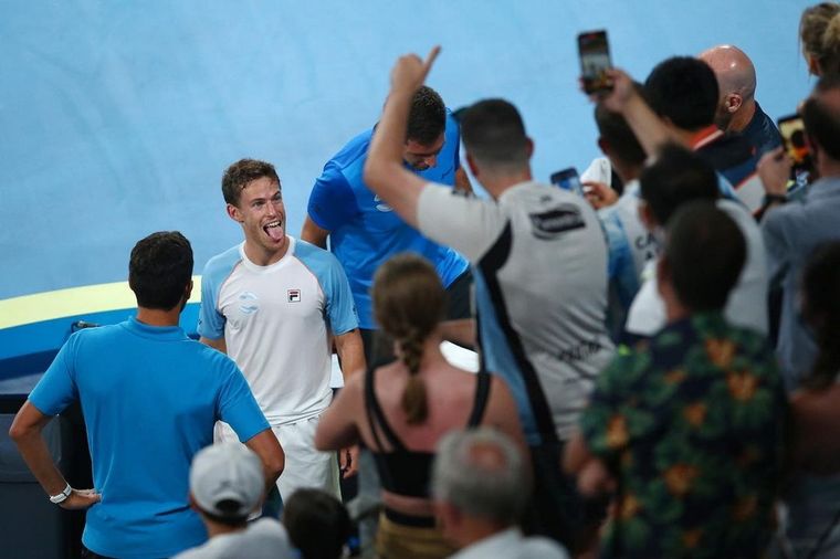 El Peque se quedó con un gran triunfo en Australia. Foto: Instagram @dieschwartzman