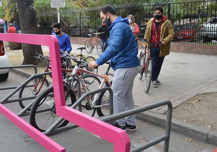 Un proyecto que busca detener el robo de bicicletas. Foto: Gentileza Martínez Guerra