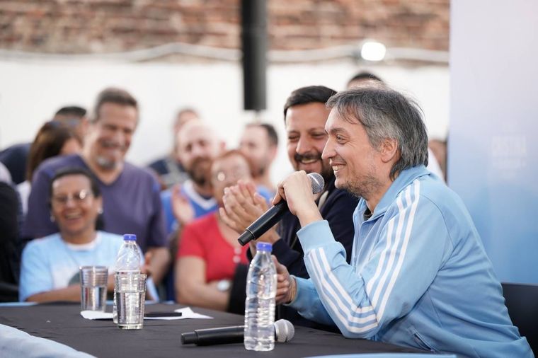 El diputado nacional Máximo Kirchner compartió la tarde con la militancia de Avellaneda. Foto: Prensa Partido Justicialista