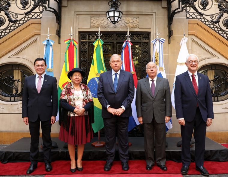 El canciller Gerardo Werthein encabezó la cumbre del Mercosur Foto: Cancillería