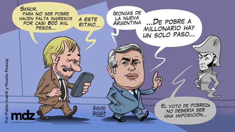 Los recursos necesarios para no ser pobres rondan el millón de pesos. Foto: Mariano Ruszaj