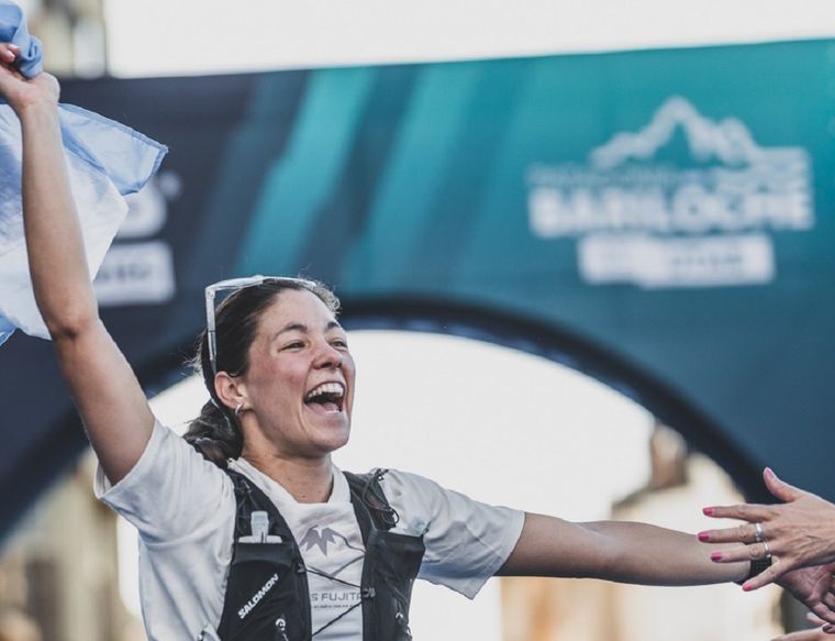 La atleta mendocina se consagró en una carrera de trail running que recorrió los cerros más emblemáticos de Bariloche.