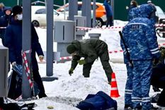 El lugar del atentado de este martes en Moscú. Foto: GETTY IMAGES