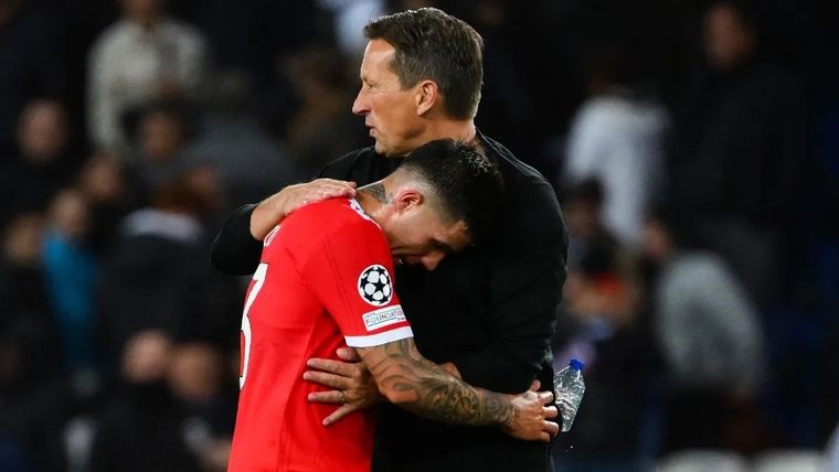 Enzo y Roger Schmidt.