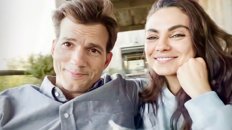 Mila Kunis y Ashton Kutcher han formado una hermosa familia junto a sus hijos. Foto: Youtube