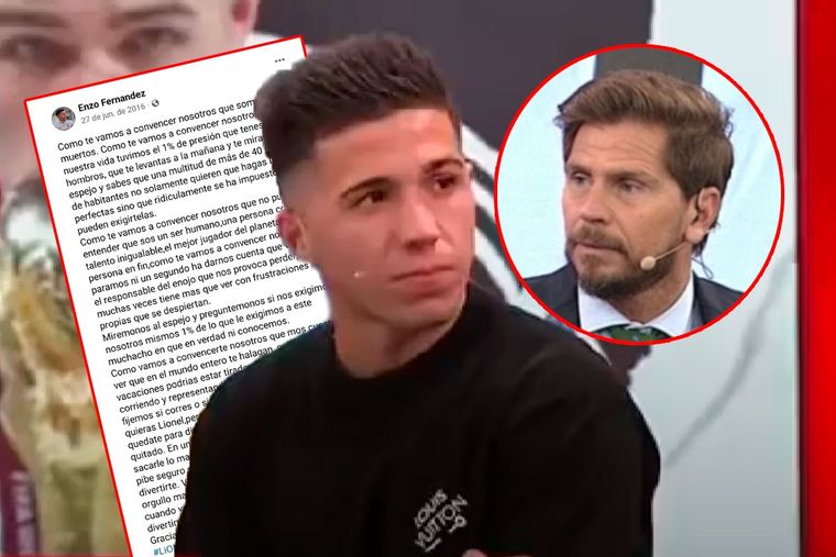 Enzo Fernández y una sorpresiva revelación sobre Messi en ESPN