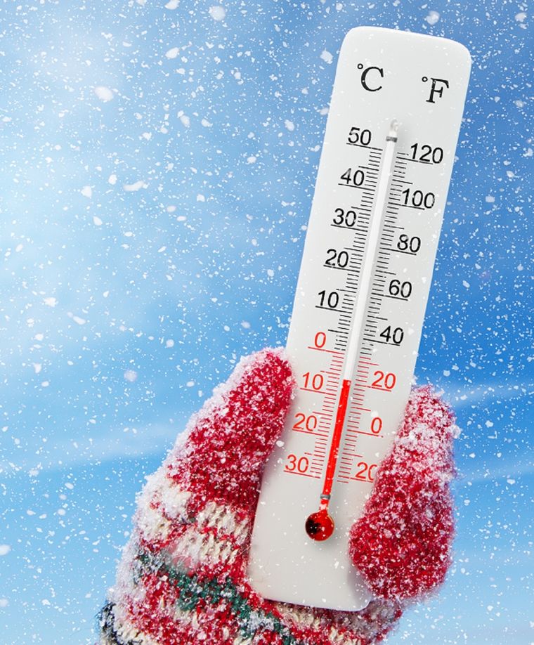 La ola de frío castiga a gran parte del país con marcas récord. Foto: Shutterstock