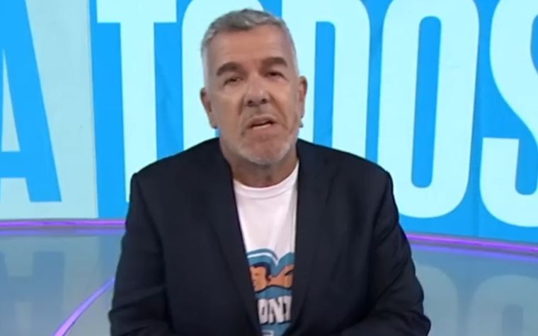 Dady Brieva quedó fuera del espectáculo de Miguel del Sel y el Chino Volpato Foto: Captura de video C5N.