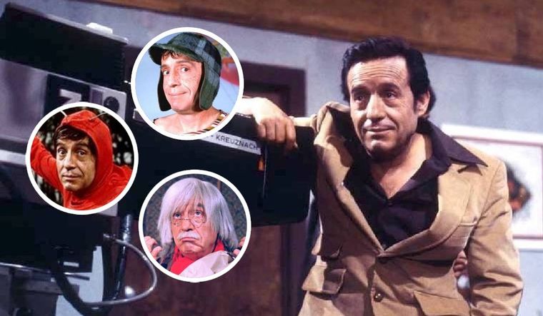 Roberto Gómez Bolaños interpretó personajes como El Chavo del 8, el Chapulín Colorado y el Doctor Chapatín.