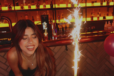 Cami Mayan festejó en Caballito con look coquette. Foto: Instagram: camimayan