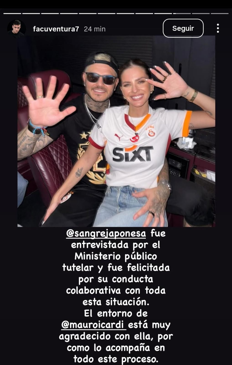 La actriz y su papel en el escándalo del momento. Créditos: Instagram / facuventura7 La actriz y su papel en el escándalo del momento. Créditos: Instagram / facuventura7