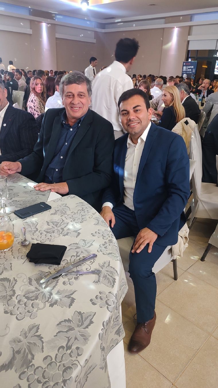 Daniel Orozco junto a Francisco Lo Presti Foto: Twitter