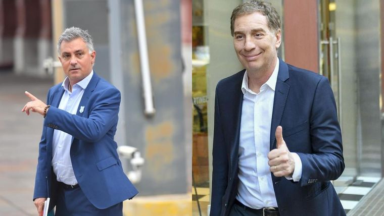 Sebastián Pareja y Diego Santilli, en buena sintonía.&nbsp;