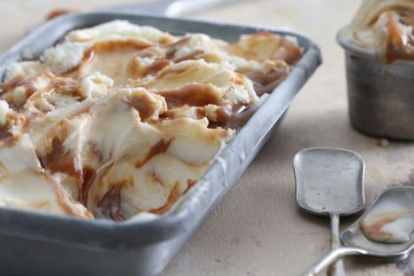 La receta de helado casero más vista en redes, versión argenta. Foto: Fondo de Olla