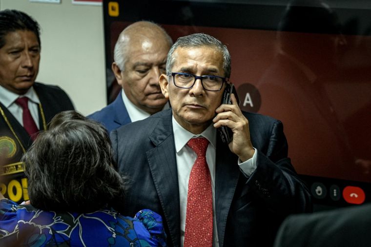 Expresidente de Perú, Ollanta Humala, condenado a 15 años de prisión por lavado de activos. Foto: EFE