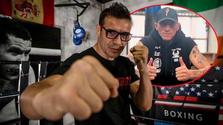 Maravilla calienta la previa de su pelea con Migliore. Foto: Archivo y @pablo__migliore