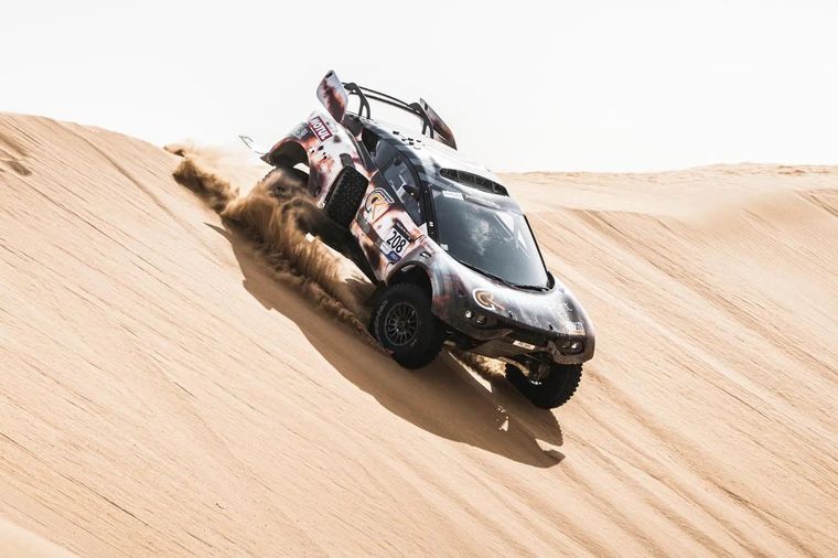 El auto de Chicherit, ganador del Rally de Marruecos. Foto: @MarocRallye