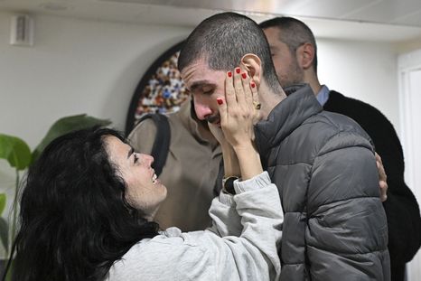 Uno de los liberados por Hamas. Foto: NA