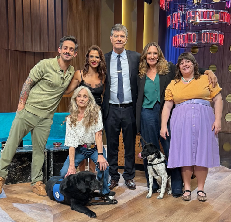 Mario Pergolini junto a Agustina Cherri. Mario Pergolini junto a Agustina Cherri. 