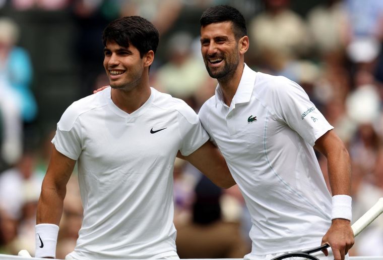 LA última victoria de Alcaraz ante Djokovic en Wimbledon. Foto: EFE
