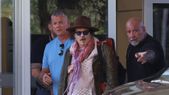 Johnny Depp en Ezeiza. Créditos: RS Fotos Johnny Depp en Ezeiza. Créditos: RS Fotos