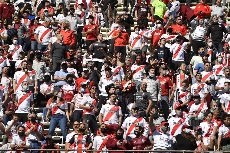 En el Monumental hubo más del 50% de lo permitido. Foto: Agencia Télam