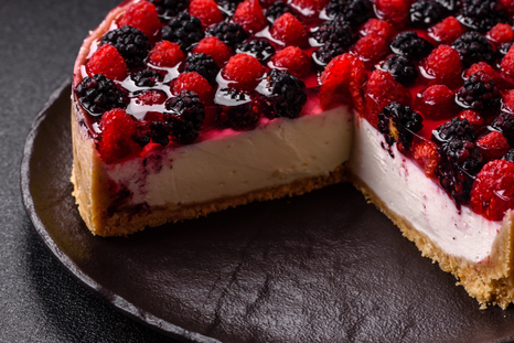 Receta para lucirte de cheesecake de frutos rojos Receta para lucirte de cheesecake de frutos rojos