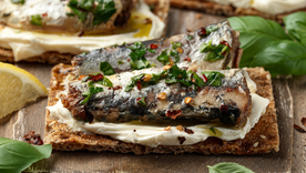 Tostadas de sardinas totalmente deliciosas