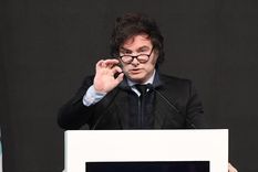 Javier Milei le dedicó su exposicióna Cristina Fernández de Kirchner Foto: Santiago Tagua/MDZ Javier Milei le dedicó su exposicióna Cristina Fernández de Kirchner Foto: Santiago Tagua/MDZ