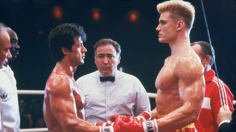 Rocky Balboa frente a Ivan Drago