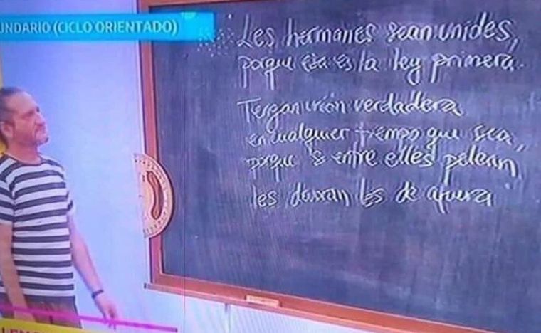 Captura de pantalla del programa Seguimos educando.