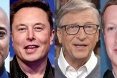 Bezos, Musk, Gates y Zuckerberg, están en la lista, por supuesto. Foto: Bae.