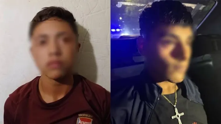 Los dos detenidos por el crimen de Kim. Los dos detenidos por el crimen de Kim.