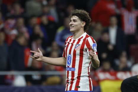 Julián Álvarez convirtió un gol clave para el Atlético de Madrid. Julián Álvarez convirtió un gol clave para el Atlético de Madrid.