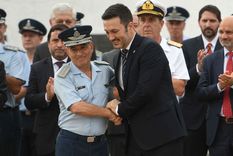 Luis Petri fue a fondo contra Agustín Rossi Foto: Télam