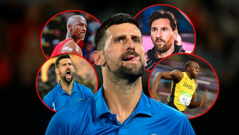 Djokovic eligió a su deportista favorito. Foto: EFE, Inter Miami y archivo