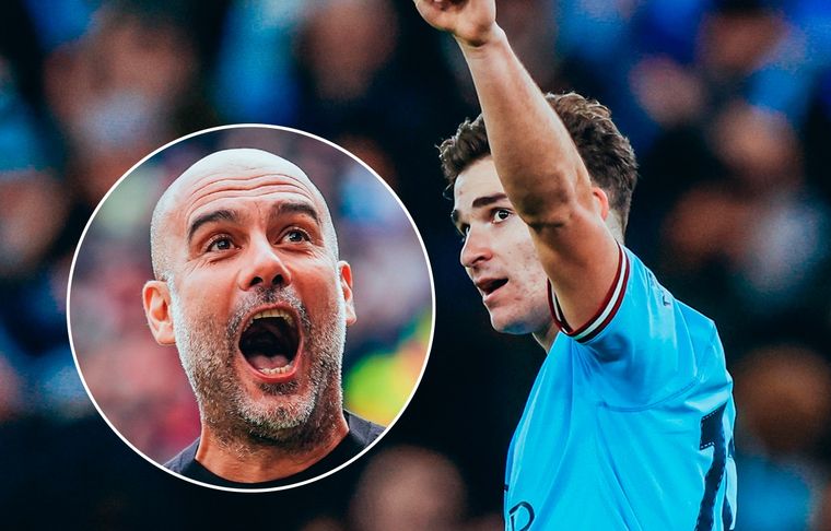 Julián Álvarez Guardiola elogió al delantero argentino y lo comparó con uno de sus exdirigidos.