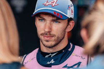 Pierre Gasly, enojado tras su floja qualy en Madrid.