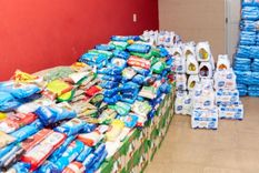 las heras entrega a los vecinos el kit de asistencia covid