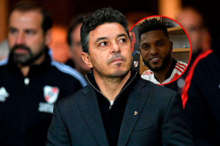 Gallardo no quiso ponerle fecha al debut de Borja en River.