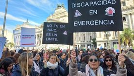 Preparan una masiva marcha del sector de discapacidad ante el Congreso este jueves a las 11 horas.