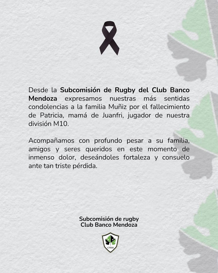 La despedida de la subcomisión de rugby La despedida de la subcomisión de rugby