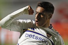 El uruguayo abrió el marcador. Foto: Boca Juniors El uruguayo abrió el marcador. Foto: Boca Juniors