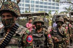 Los críticos dicen que el imperio empresarial de los militares de Myanmar ayudó a impulsar el actual golpe. Foto: GETTY IMAGES