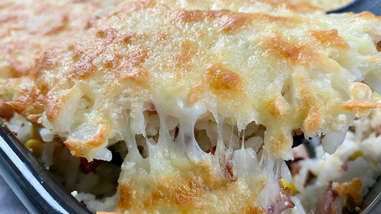 Esta receta de arroz al horno con queso es muy versátil Esta receta de arroz al horno con queso es muy versátil