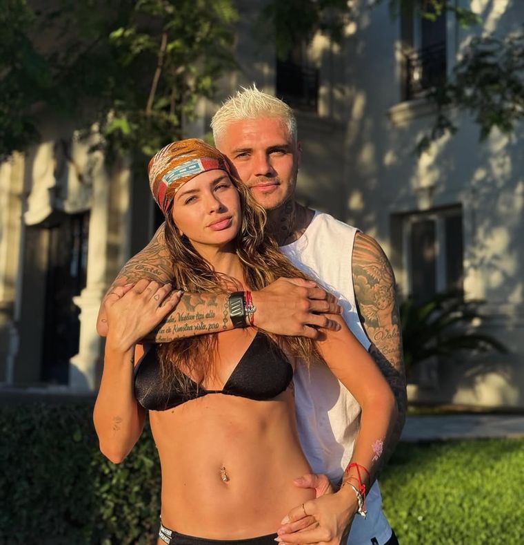 Enamorados. Foto: Instagram @mauroicardi